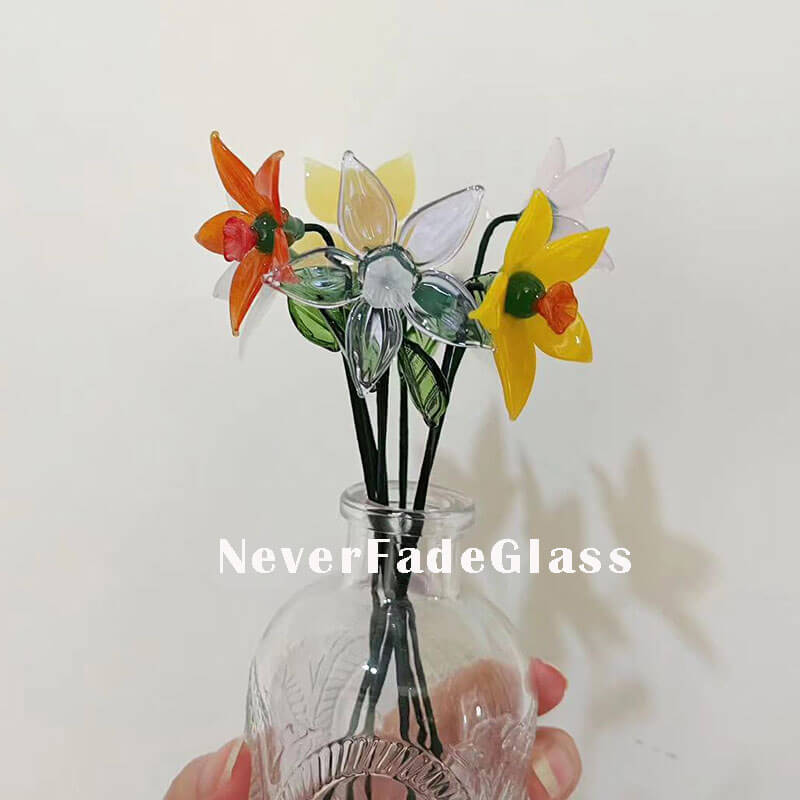 flower in glass