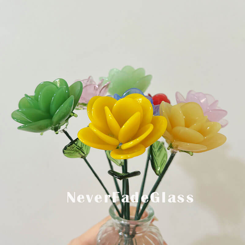 glass floral arrangements