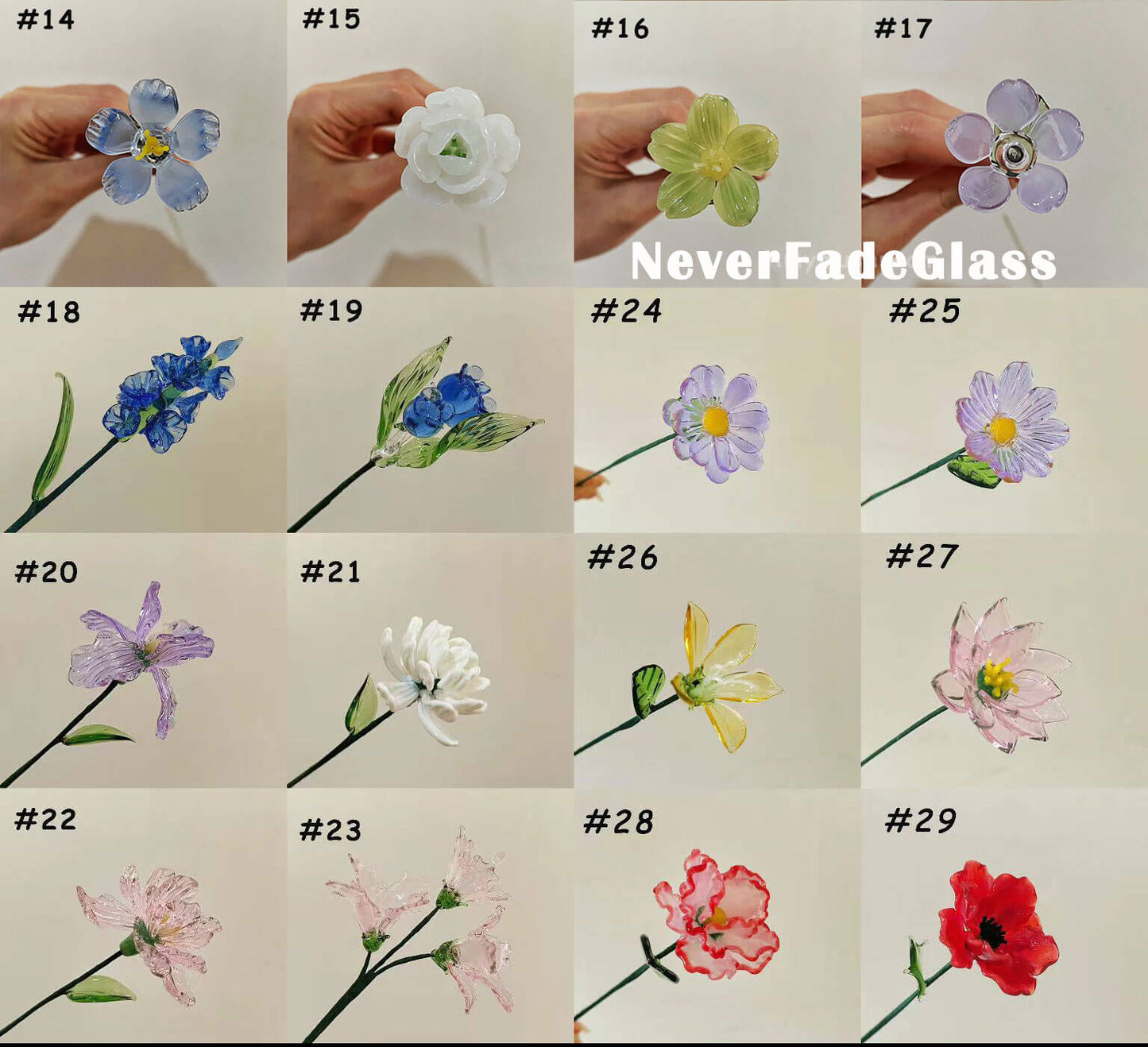 glass flower for sale