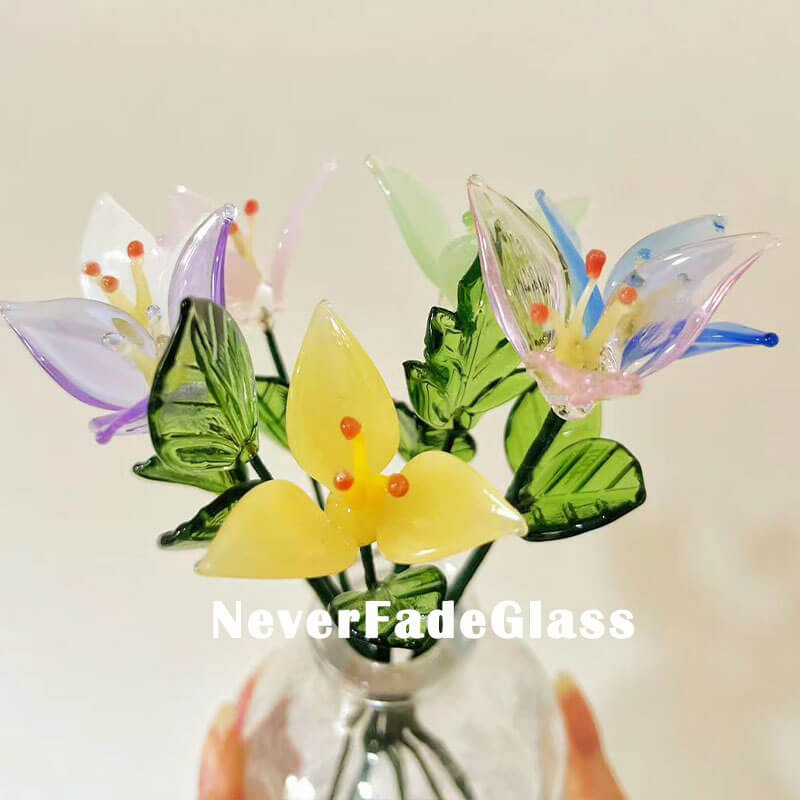 yellow glass lily