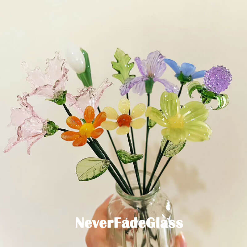 unique glass flower