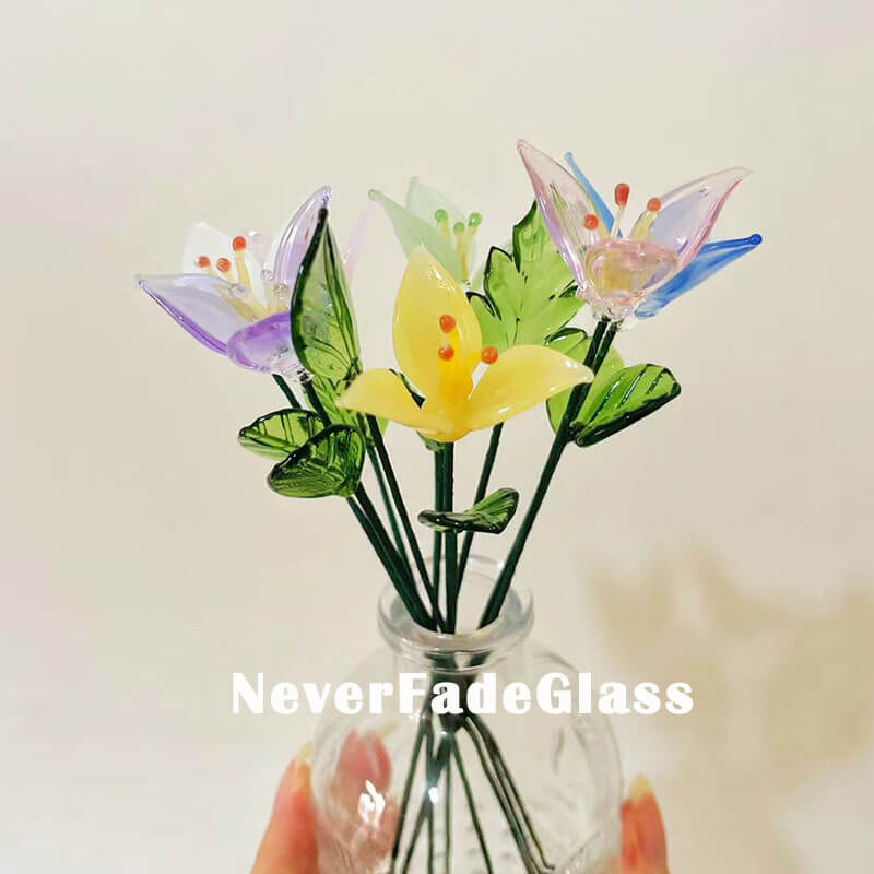 cute glass lily